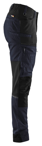 Blåkläder 7166 Dame Service Buks med stretch produktbillede til broderi