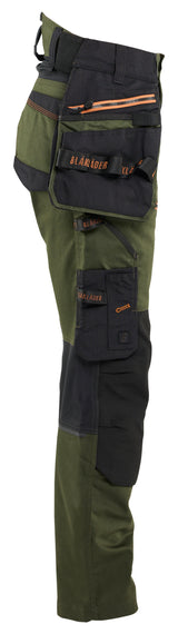 Blåkläder 7170 Striker Dame Håndværkerbuks med Stretch produktfoto til broderi