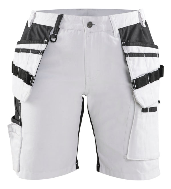 Blåkläder 7171 Dame Shorts med stretch med tryk eller logo – arbejdstøj og firmatøj