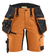 Blåkläder 7175 Striker Dame Håndværker Shorts Stretch med tryk eller logo – arbejdstøj og firmatøj
