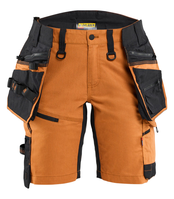 Blåkläder 7175 Striker Dame Håndværker Shorts Stretch med tryk eller logo – arbejdstøj og firmatøj