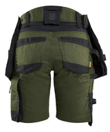 Blåkläder 7175 Striker Dame Håndværker Shorts Stretch materiale med logo