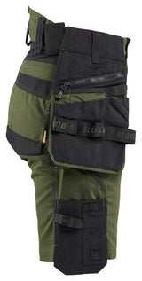 Blåkläder 7175 Striker Dame Håndværker Shorts Stretch produktbillede til broderi