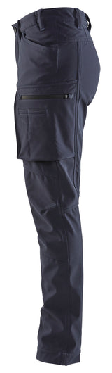 Blåkläder 7177 Dame Service Softshell Buks vinter produktfoto med tryk