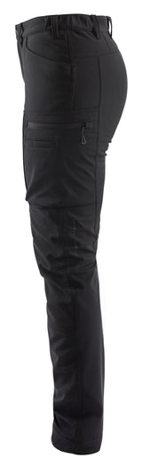 Blåkläder 7177 Dame Service Softshell Buks vinter produktbillede med tryk