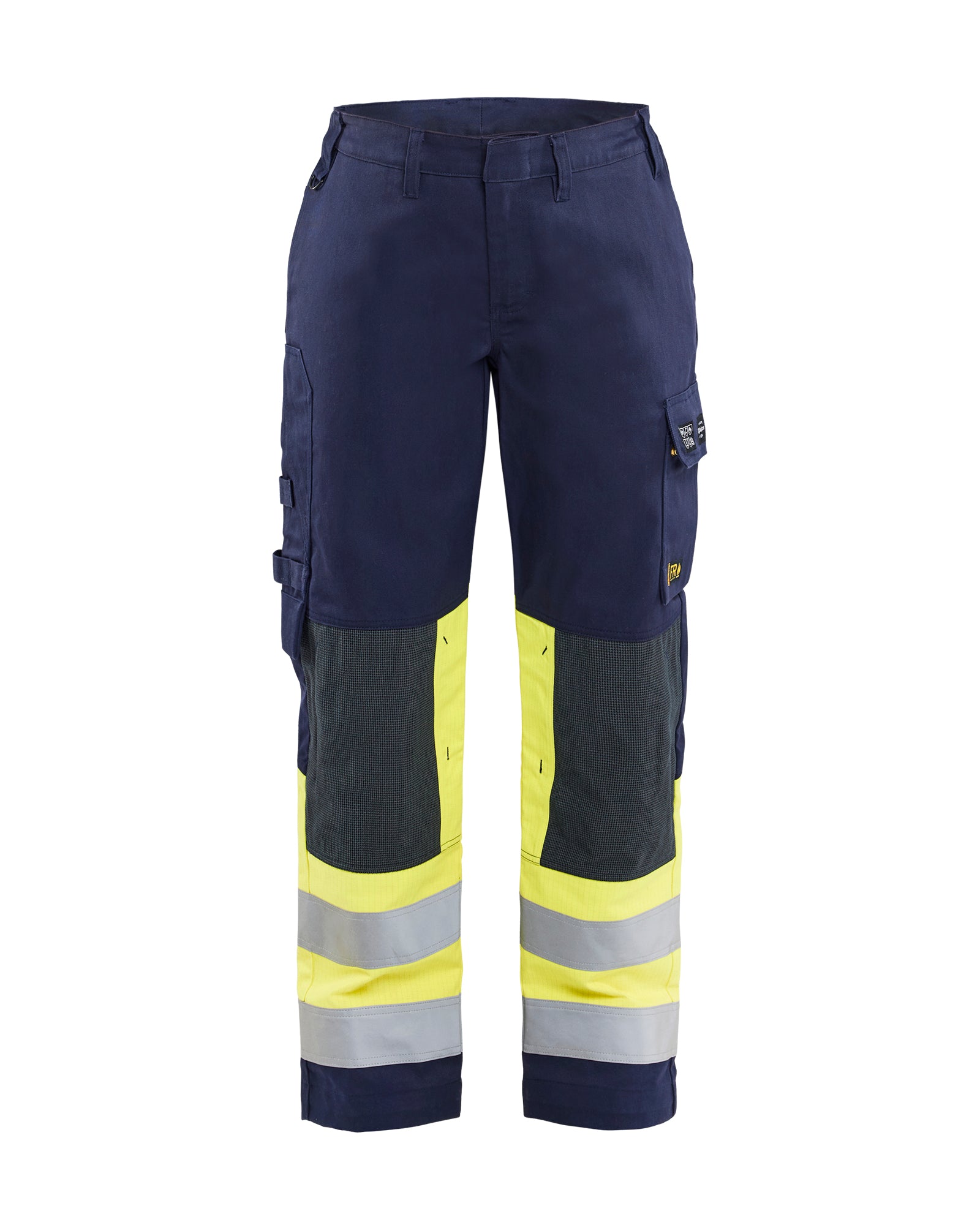 Blåkläder 7181 Dame Multinorm Buks, Marineblå/High Vis Gul