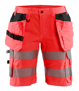 Blåkläder 7186 Dame High Vis Shorts med stretch detalje med firmalogo