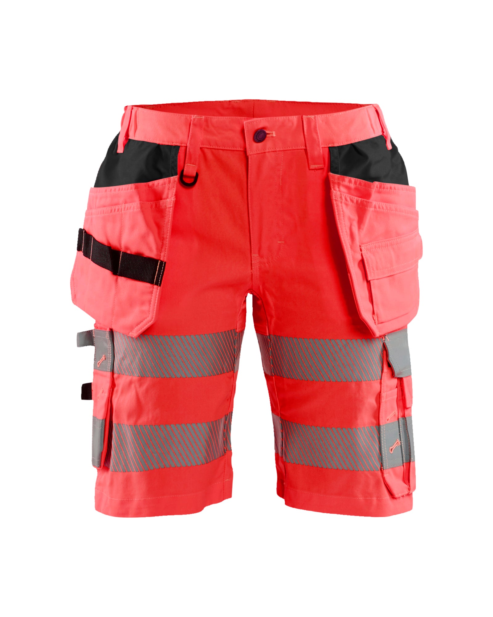 Blåkläder 7186 Dame High Vis Shorts med stretch, High Vis Rød
