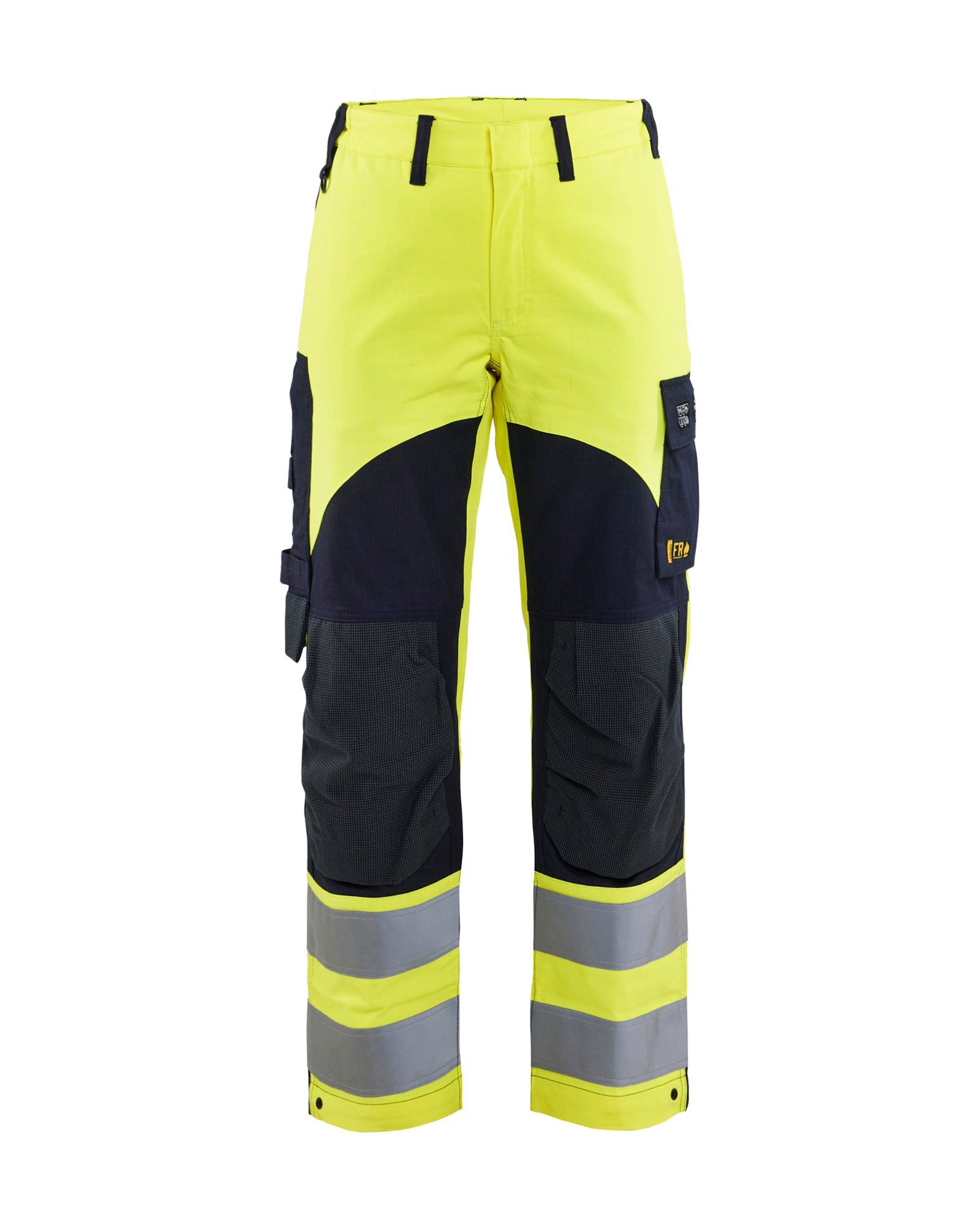 Blåkläder 7189 Dame Multinorm buks Inherent, High Vis Gul/Marineblå