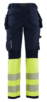 Blåkläder 7193 Dame High Vis Buks 4-vejs stretch produktbillede med logo