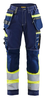 Blåkläder 7196 Dame High Vis Buks med Stretch med tryk eller logo – arbejdstøj og firmatøj