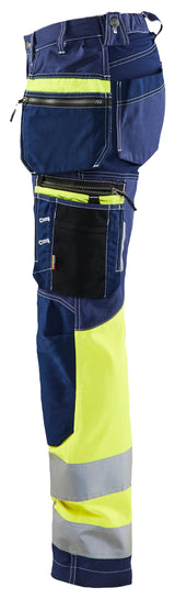 Blåkläder 7196 Dame High Vis Buks med Stretch produktfoto med tryk
