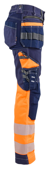 Blåkläder 7196 Dame High Vis Buks med Stretch produktfoto til broderi