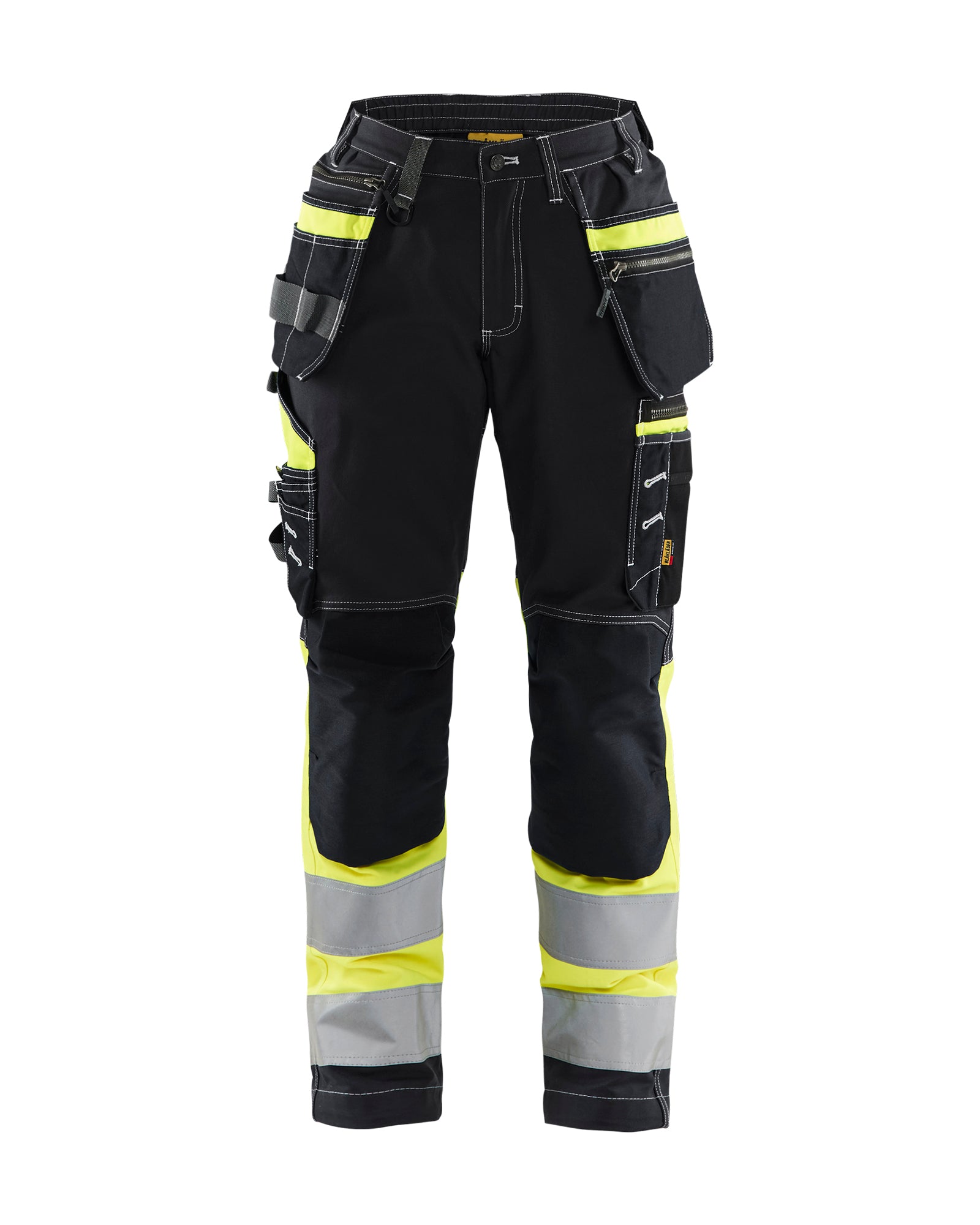 Blåkläder 7196 Dame High Vis Buks med Stretch, Sort/High Vis Gul