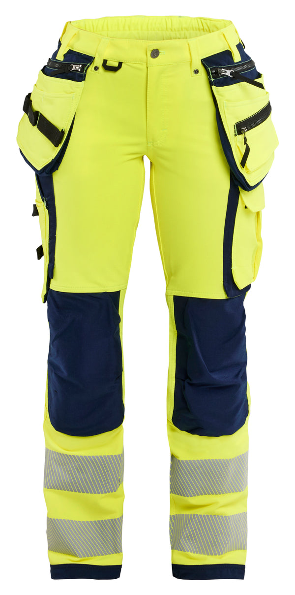 Blåkläder 7197 Dame High Vis Buks 4-vejs stretch med tryk eller logo – arbejdstøj og firmatøj