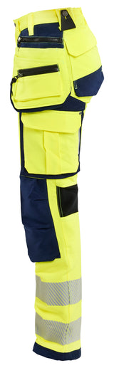 Blåkläder 7197 Dame High Vis Buks 4-vejs stretch produktfoto med tryk