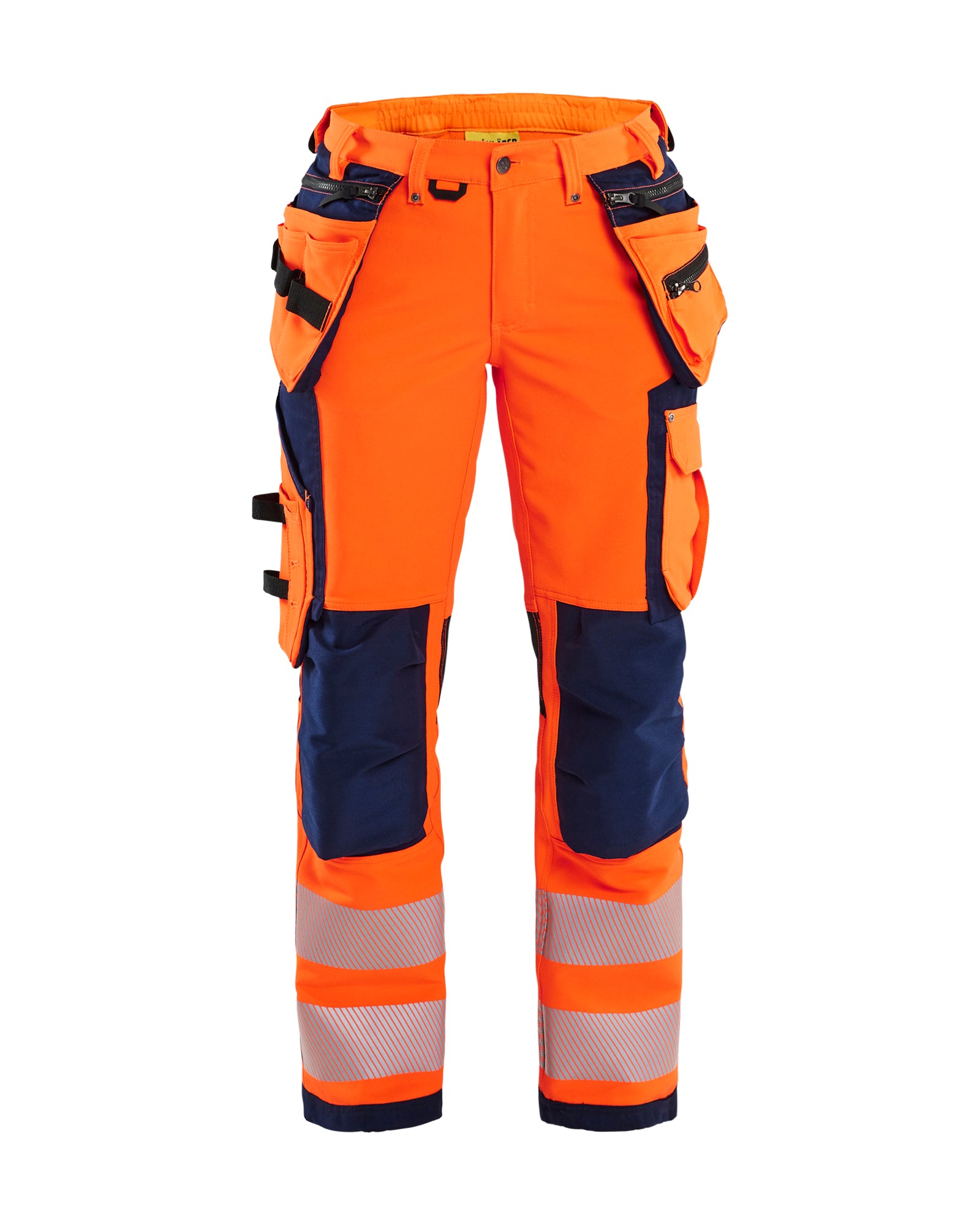 Blåkläder 7197 Dame High Vis Buks 4-vejs stretch, High Vis Orange/Marineblå
