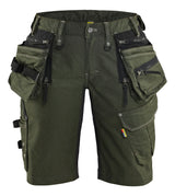 Blåkläder 7992 Dame Håndværker Shorts stretch X1900 med tryk eller logo – arbejdstøj og firmatøj