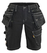 Blåkläder 7992 Dame Håndværker Shorts stretch X1900 detalje med firmalogo