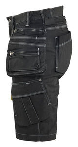 Blåkläder 7992 Dame Håndværker Shorts stretch X1900 nærbillede med tryk