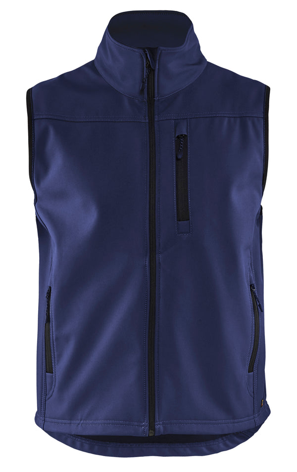 Blåkläder 8170 Softshell Vest med tryk eller logo – arbejdstøj og firmatøj