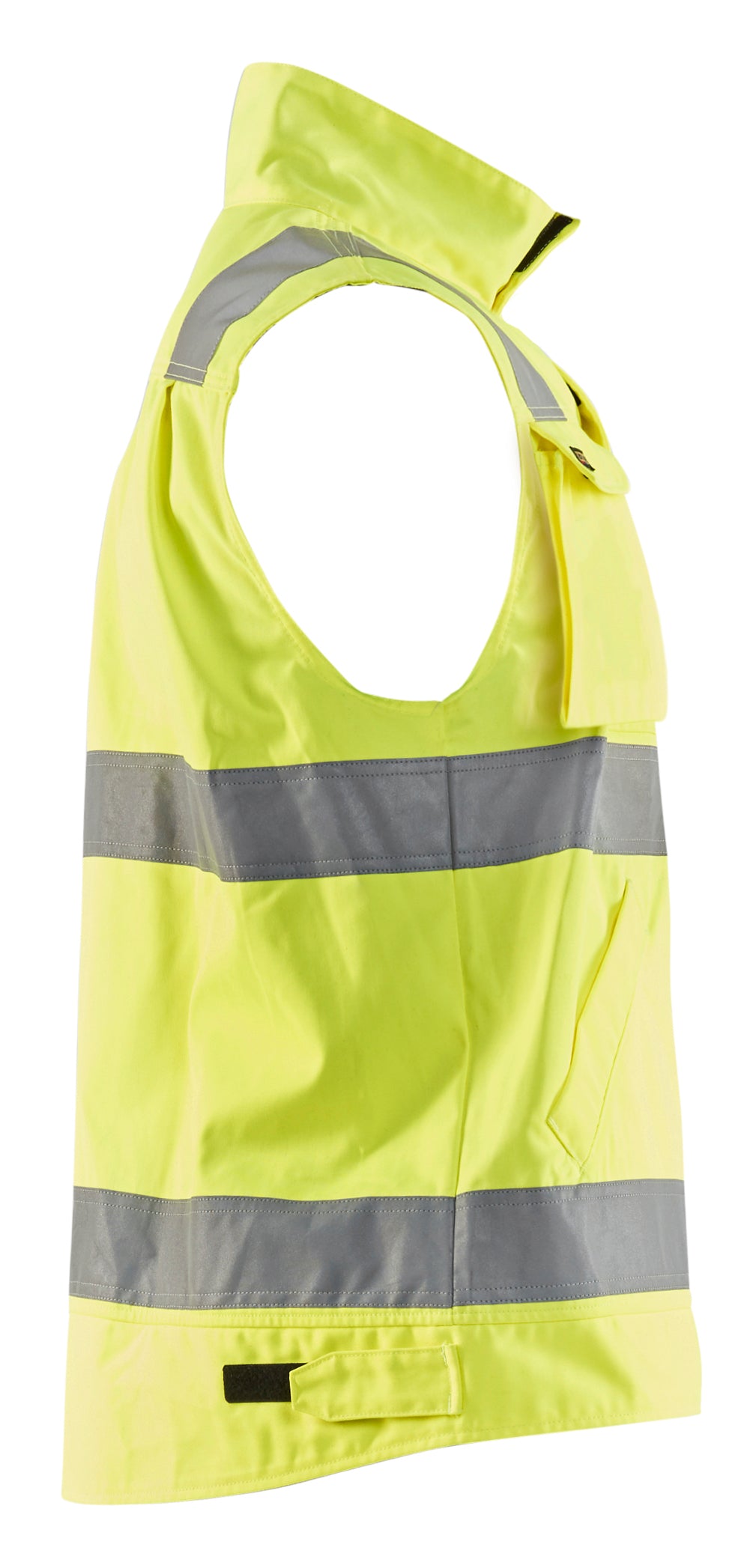 Blåkläder 8505 High Vis Vest detalje til broderi