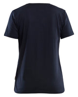 Blåkläder 9409 Dame T-shirt Grit and Grind detalje til broderi