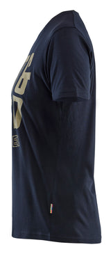 Blåkläder 9409 Dame T-shirt Grit and Grind materiale med firmalogo