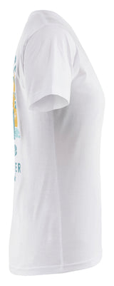 Blåkläder 9417 Dame T-Shirt Blåkläder Beach Club produktfoto med tryk