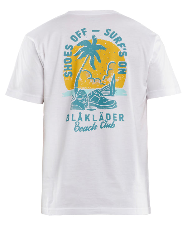 Blåkläder 9419 T-Shirt Blåkläder Beach Club med tryk eller logo – arbejdstøj og firmatøj