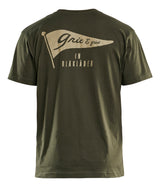 Blåkläder 9420 T-Shirt Grit and Grind med tryk eller logo – arbejdstøj og firmatøj