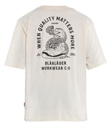 Blåkläder 9427 T-shirt Snake Loose Fit nærbillede med logo