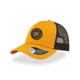 Classic Coffees Atlantis AT535 Canvas Cap, Mustard/Sort m/broderi
