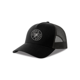Classic Coffees Atlantis AT535 Canvas Cap, Sort/Grå m/broderi