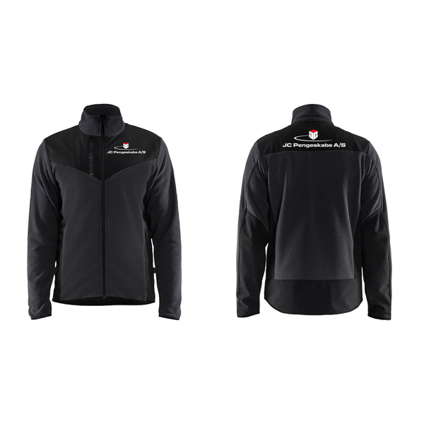 JC PENGESKABE A/S Blåkläder 5942 Strikket Jakke med Softshell m. broderi – Softshell jakke med logo fra Tojtryk.dk