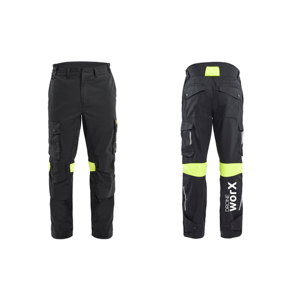 DroneWorX Blåkläder 1417 Buks Inherent m/logo – Arbejdsbukser med logo fra Tojtryk.dk