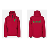 Tojtryk.dks Hooded vinterjakke 0842 m/bryst og ryglogo Design 333333 med tryk eller logo – arbejdstøj og firmatøj