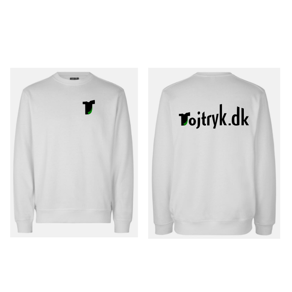 Tojtryk.dks PRO Wear CARE sweatshirt m/bryst og ryglogo Design 222222 med tryk eller logo – arbejdstøj og firmatøj