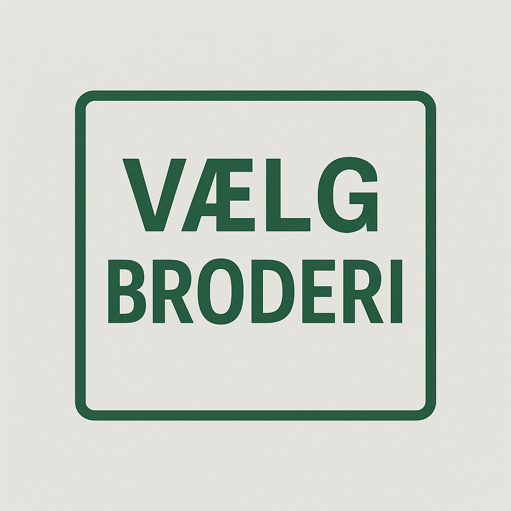 Broderi Logo - Fremstå eksklusivt