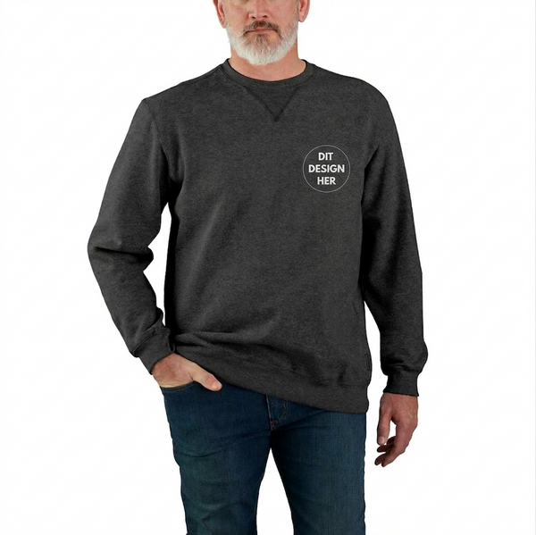 Carhartt K124 Midweight Crewneck Sweatshirt – Sweatshirt med logo fra Tojtryk.dk