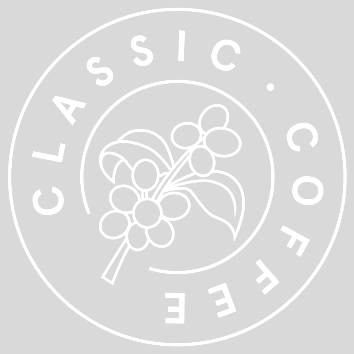 Classic Coffee logo  - 50x50 - 21932, Hvid