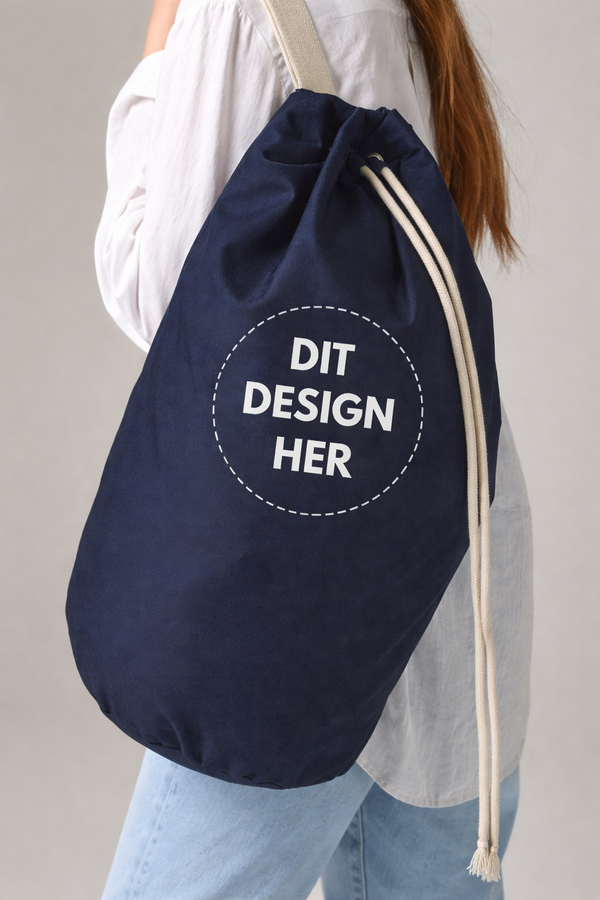 Heavy Organic Beach Bag – Taske med logo fra Tojtryk.dk
