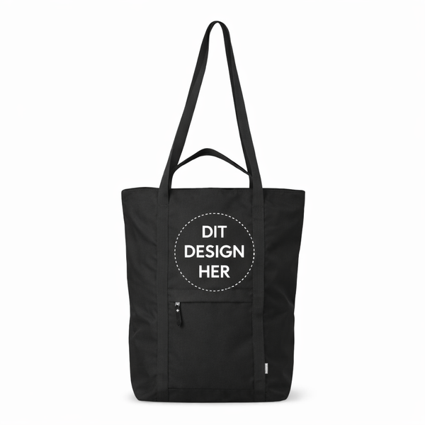 ID 1821 Shopping bag canvas – Mulepose med logo fra Tojtryk.dk