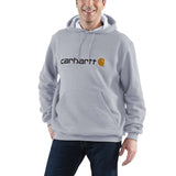 Carhartt 100074 Marquette Logo Sweatshirt materiale med firmalogo