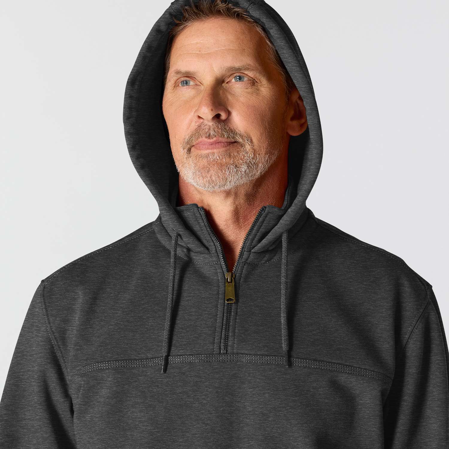 Carhartt 100617 Heavyweight Quarter-Zip Sweatshirt Sweatshirt materiale med tryk