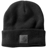 Carhartt 101070 Knit Beanie nærbillede med logo