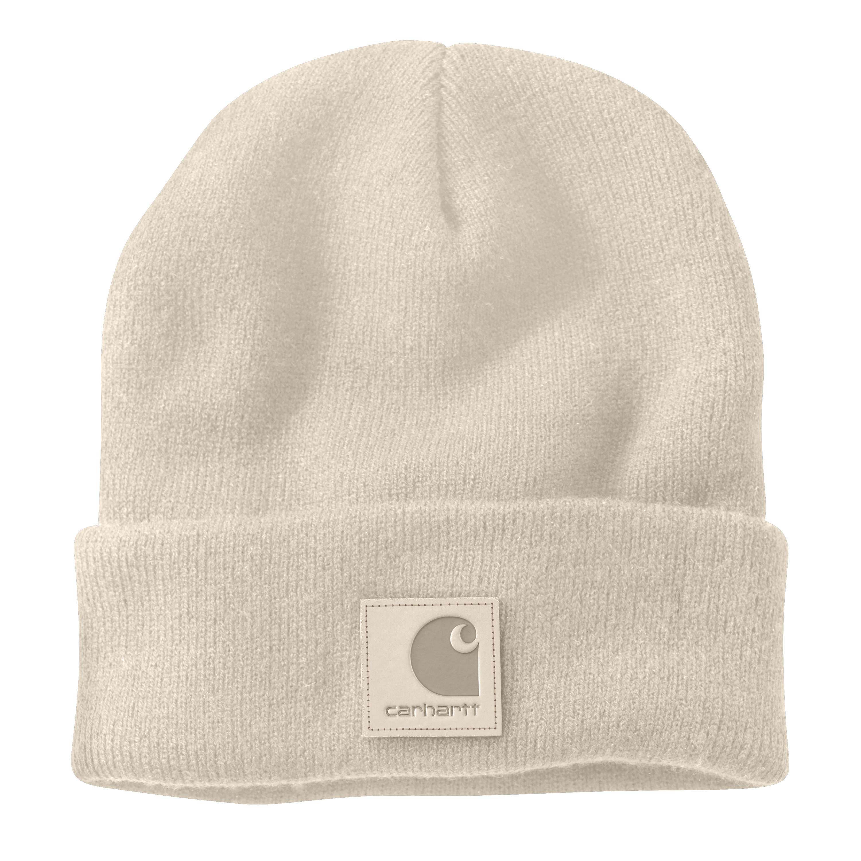 Carhartt 101070 Knit Beanie detalje til broderi
