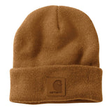 Carhartt 101070 Knit Beanie produktbillede med logo