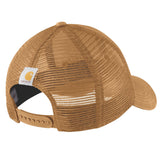 Carhartt 101195 Canvas Mesh-Back Logo Graphic Cap nærbillede med logo