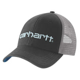 Carhartt 101195 Canvas Mesh-Back Logo Graphic Cap detalje med firmalogo